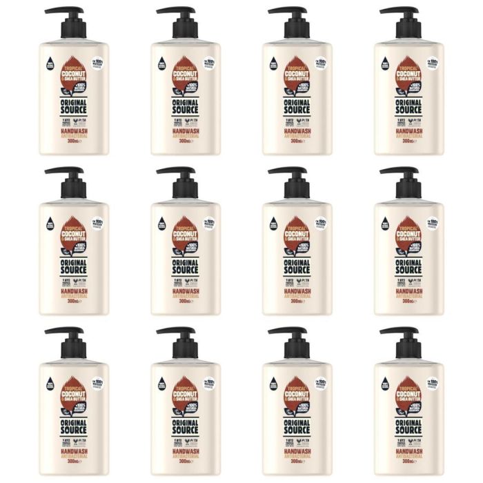 Original Source Coconut Shea Butter Antibacterial Handwash 300ml x 12