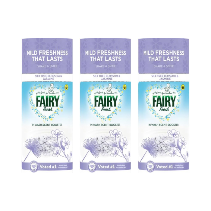 Fairy Fresh Silk Tree Blossom In-Wash Scent Booster Beads 155 g - Pack of 3
