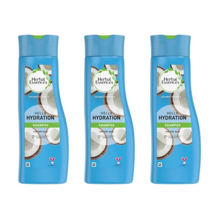 Herbal Essences Hello Hydration Shampoo 400 ML - Pack of 3