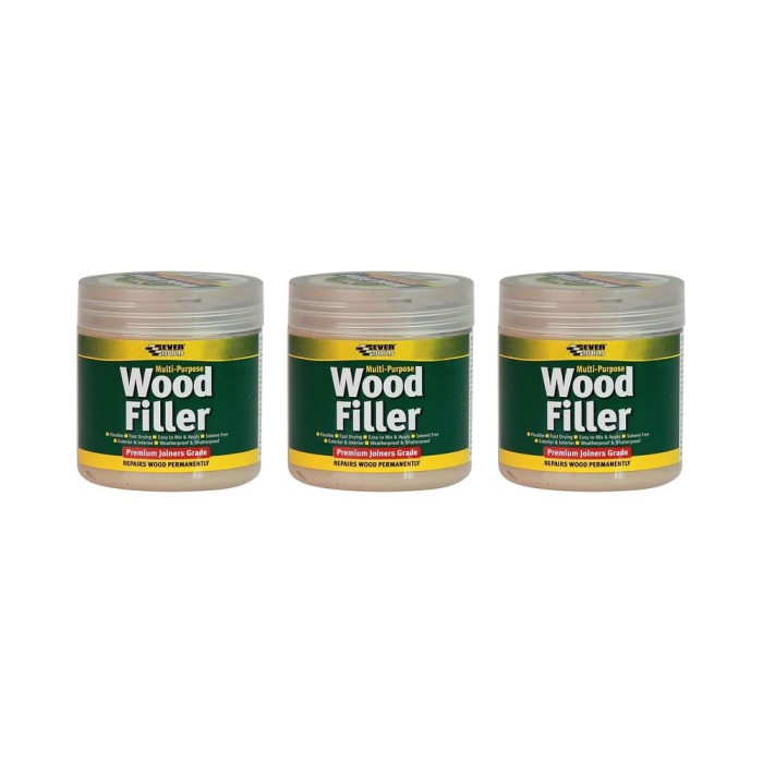 Everbuild Multipurpose Wood Filler Mahogany 250 ML - Pack of 3