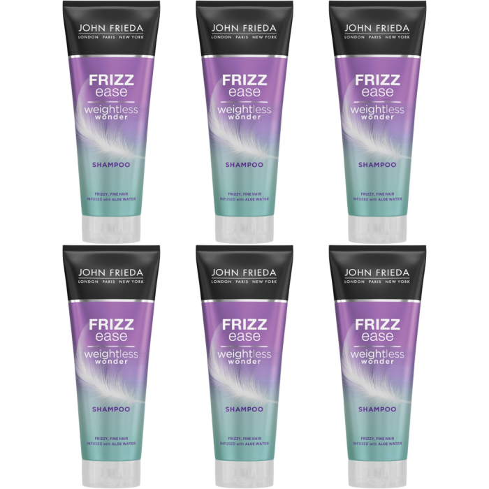 John Frieda Frizz Ease Weightless Wonder Shampoo 250ML - Pack of 6