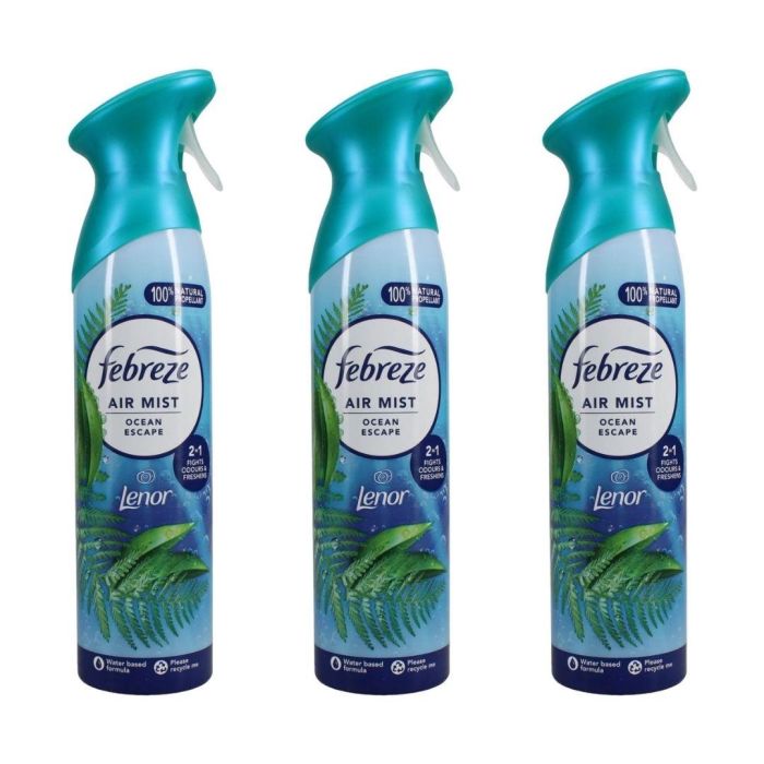 Febreze Lenor Air Mist Ocean Escape air freshener spray 185ml

