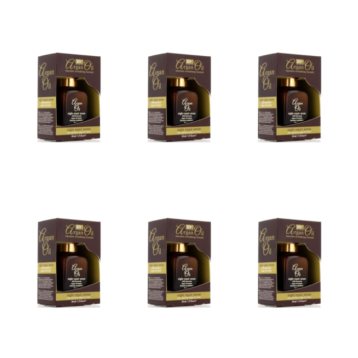 Xhc Argan Oil Night Repair Face Serum 50ml - Pack of 6