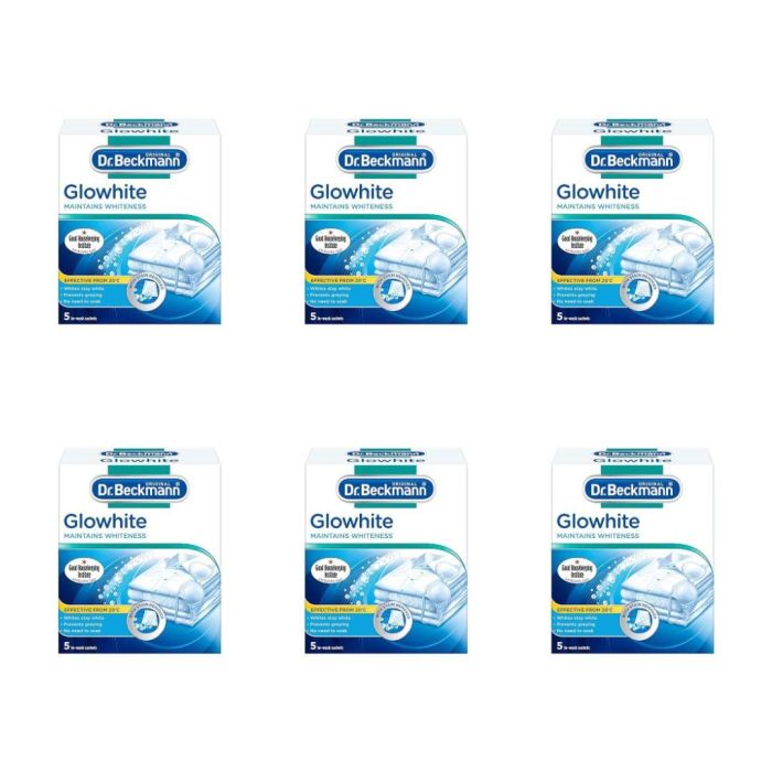 Dr Beckmann Glowhite Powder Stain Removal and Whitening 200g x 6