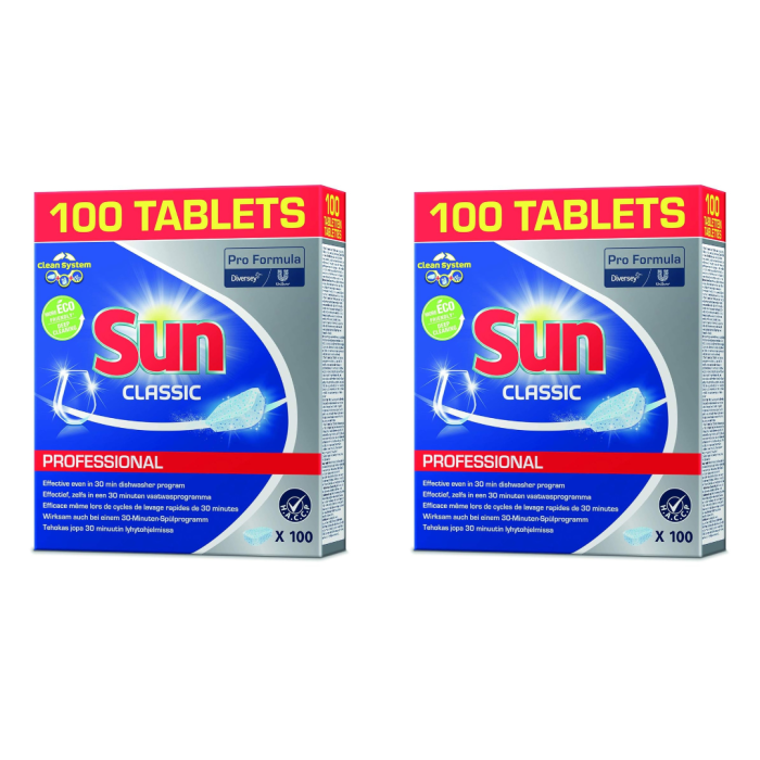 Sun Professional Citrus Dishwasher Tablets 1kg - Pack of 2