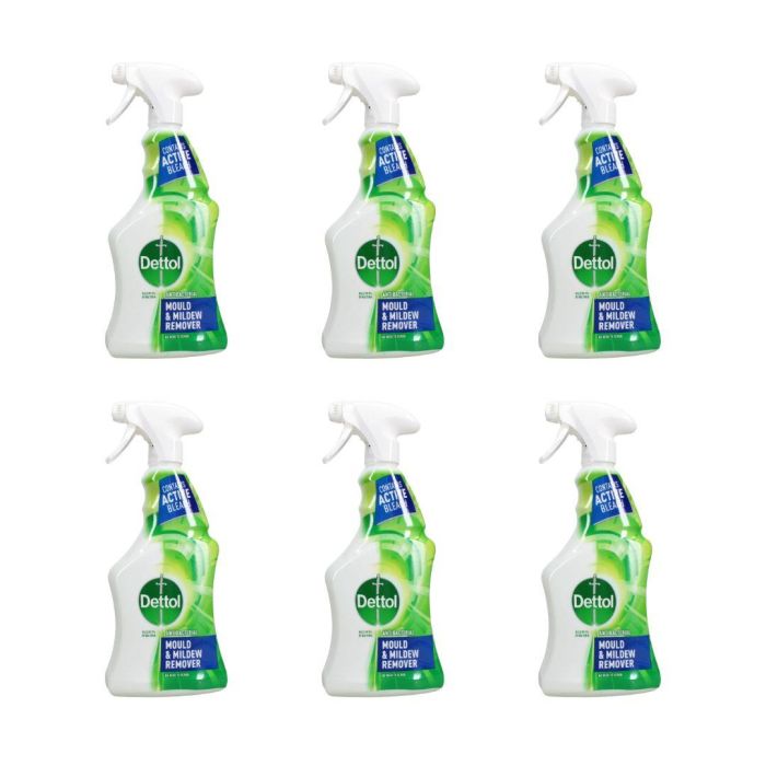 Dettol Mould & Mildew Remover Spray 500 ML - Pack of 6