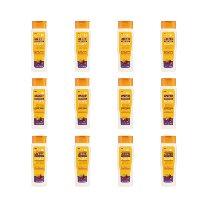 Cantu Grapeseed Strengthening Shampoo 400 ML - Pack of 12