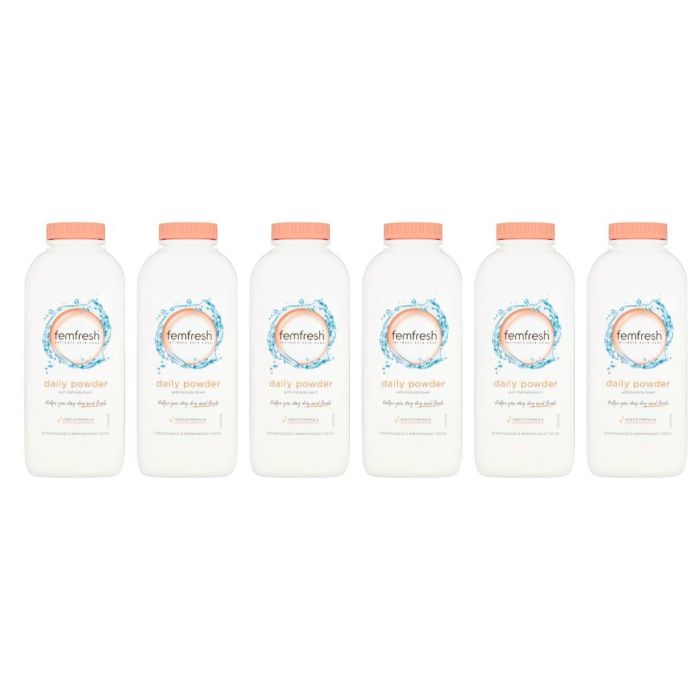Femfresh Daily Powder with Delicate Scent For Intimate Skin Care 200g - Pack of 6