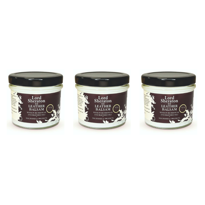 Lord Sheraton Pure Beeswax Leather Balsam 125ml - Pack of 3