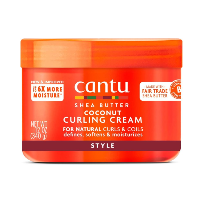 Cantu Shea Butter Coconut Curling Cream for Natural Hair 340g