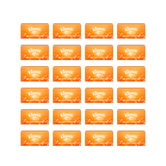 Kleenex Tissue Allergy Comfort Tissue 56 tissue - Pack of 24