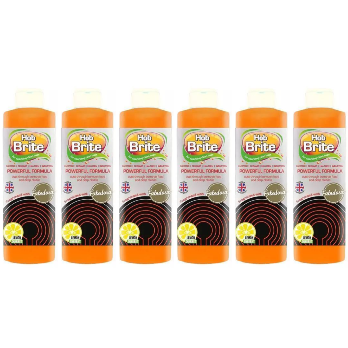 Hob Brite Hob Cleaner Lemon Sherbet 250ml - Pack of 6