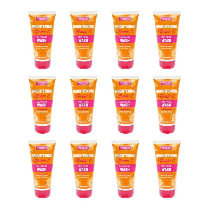 Beauty Formulas Brightening Vitamin C Daily Facial Wash 150 ML - Pack of 12