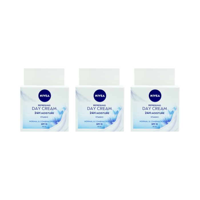 Nivea Refreshing Day Cream 50 ML - Pack of 3