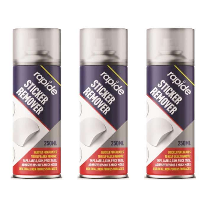 Rapide Sticker Remover 250ml - Pack of 3