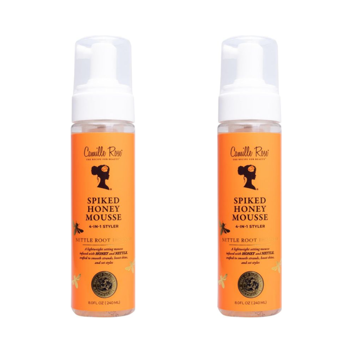 Camille Rose Spiked Honey Mousse 4-in-1 Hair Styler 8 oz - Pack of 2