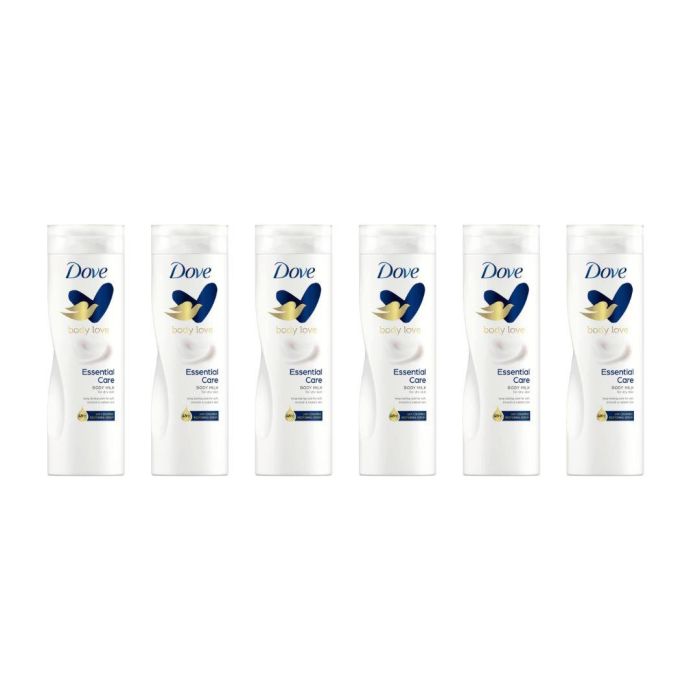Dove Body Love Essential Care Body Lotion For Dry Skin 400ML - Pack of 6