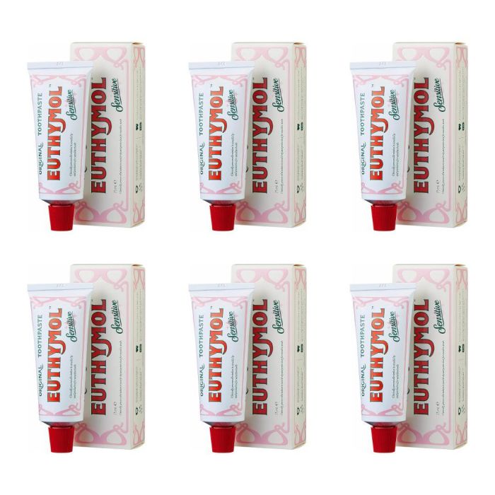 Euthymol Sensitive Toothpaste 75 ML - Pack of 6