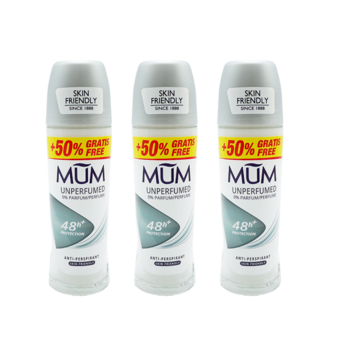 Mum Roll-On Deodorant for Women 75 ml - Pack Of 3