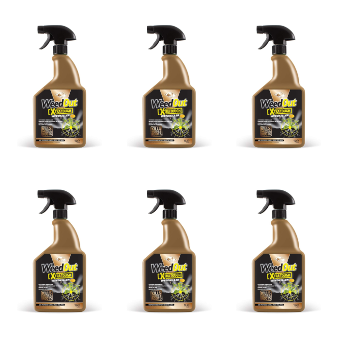 Doff WeedOut Xtra Tough Weedkiller 1L - Pack of 6
