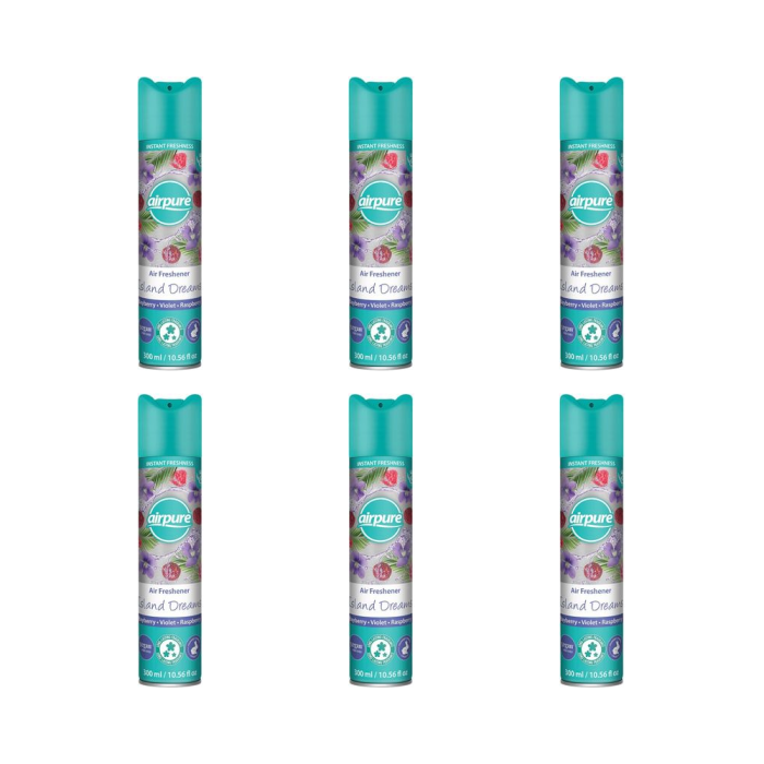 Airpure Air Freshener Island Dreams 300 ML - Pack of 6