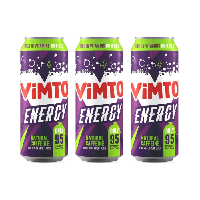 Vimto Energy Drink Original 500 ML - Pack of 3
