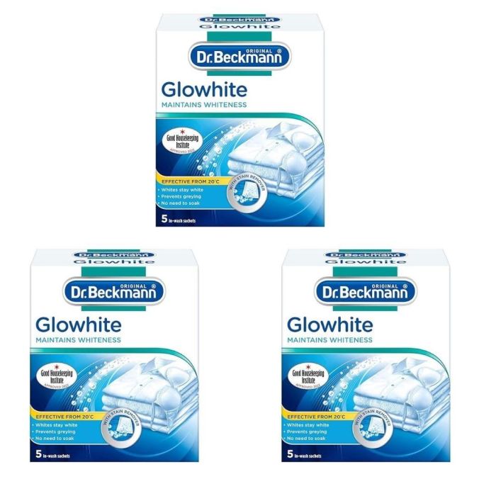 Dr Beckmann Glowhite Powder Stain Removal and Whitening 200g x 3