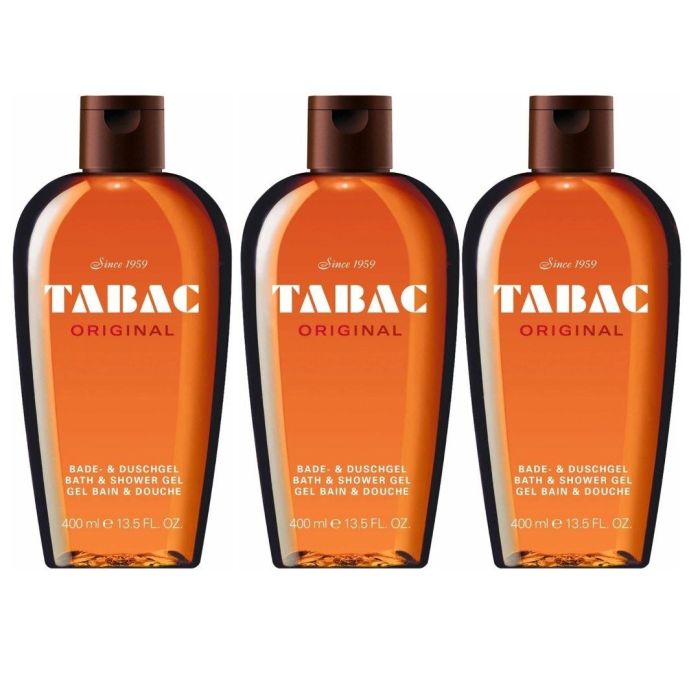 Tabac Original Bath and Shower Gel Nourishing Moisture 400ML x 3
