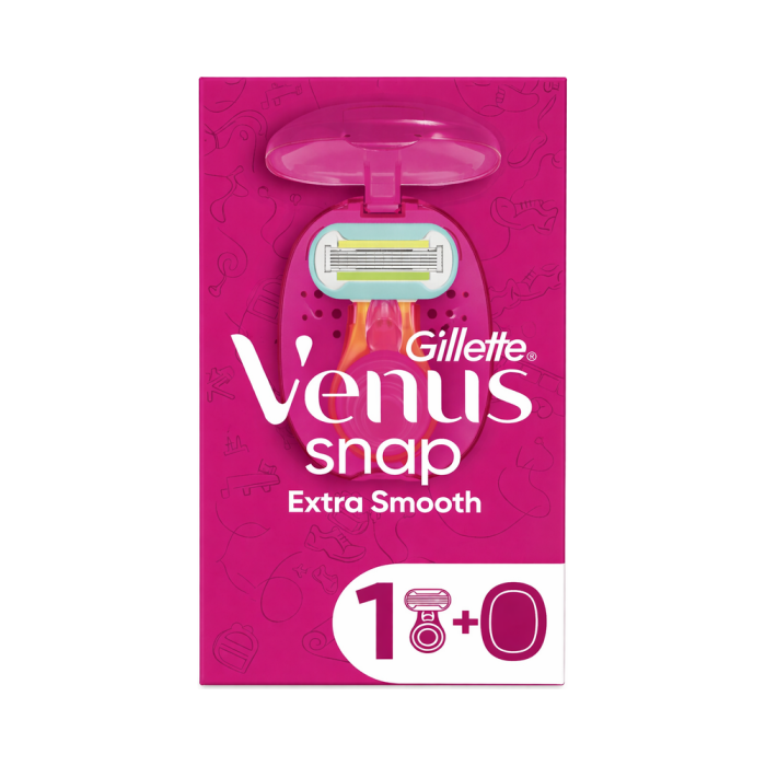Gillette Venus Extra Smooth Snap Women’s Razor With 1 Blade Refill