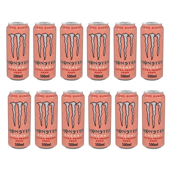 Monster Energy Drink Ultra Peachy Keen 500 ML - Pack of 12