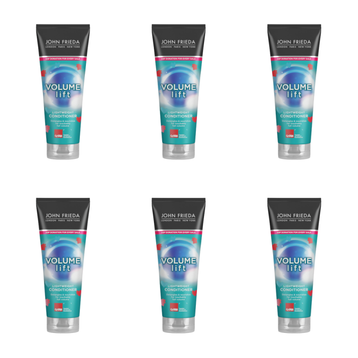 John Frieda Volume Lift Conditioner 250 ML - Pack of 6