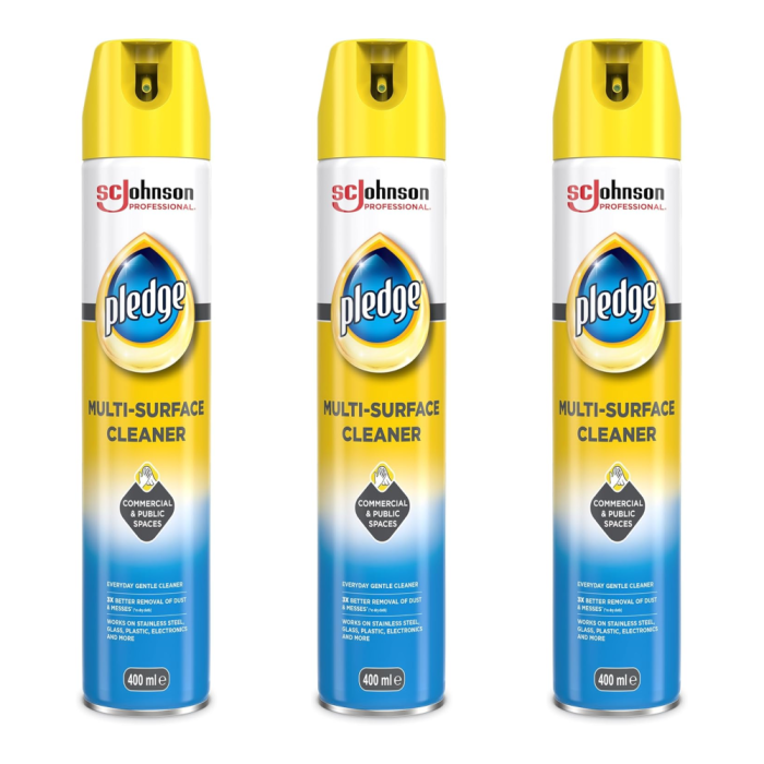 Pledge Multi Surface Cleaner Spray 400ml - Pack of 3