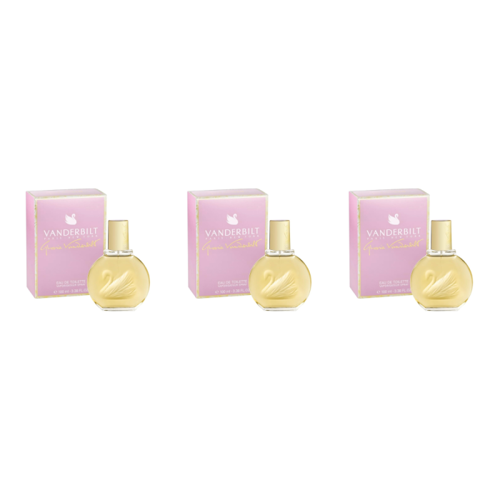Gloria Vanderbilt Eau de Toilette Spray 100ml - Pack of 3
