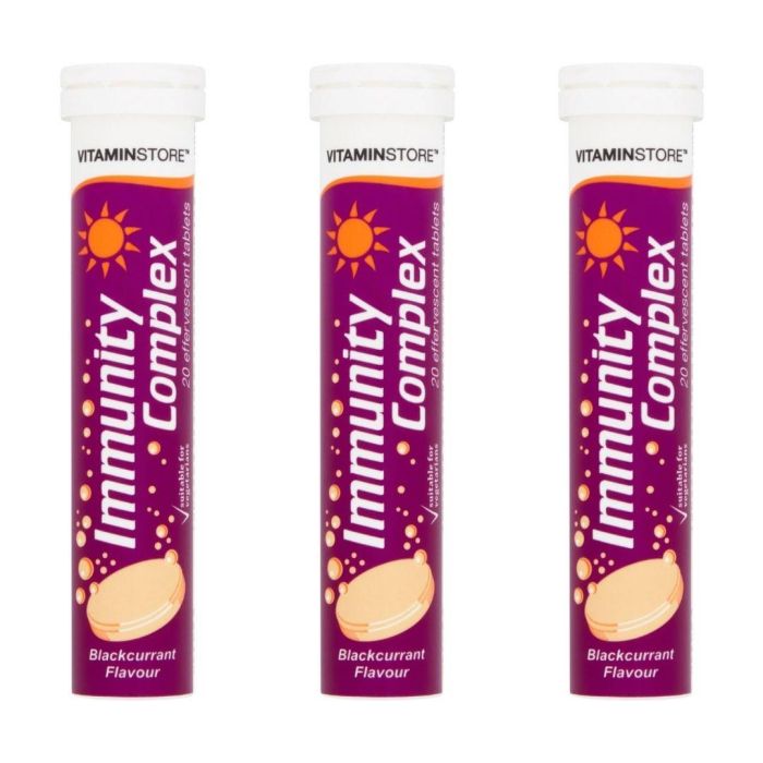 Vitamin Store Effervescent Immunity Complex 20 Tablets - Pack of 3