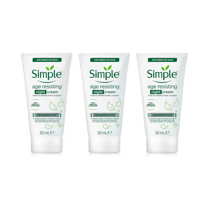 Simple Regeneration Age Resisting Night Cream 50 ML - Pack of 3