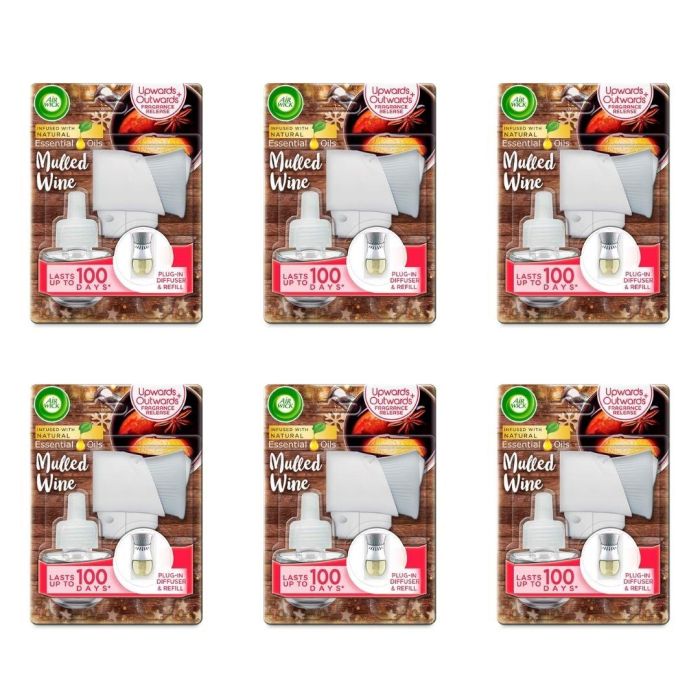 Air Wick Electrical Plug-In Kit Mulled Wine 19 ML - Pack of 6
