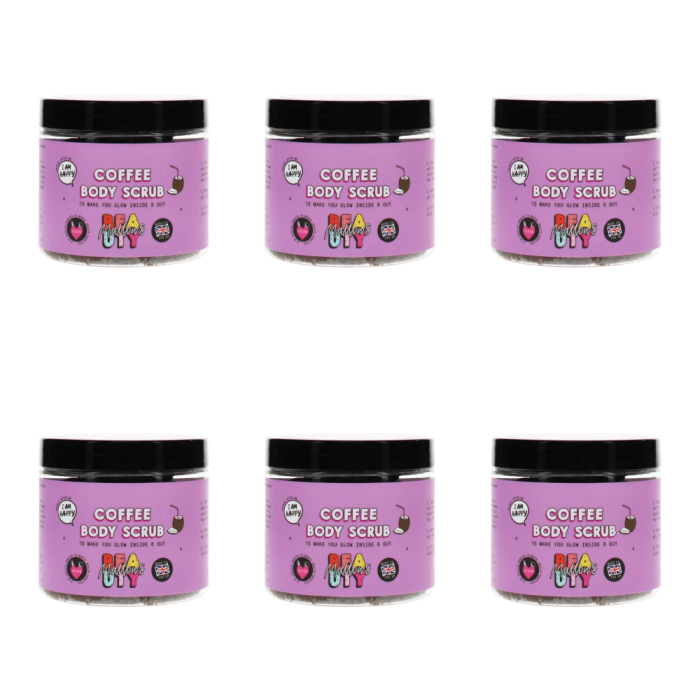 Mallows Coffee Beauty Body Scrub 180g - Pack of 6