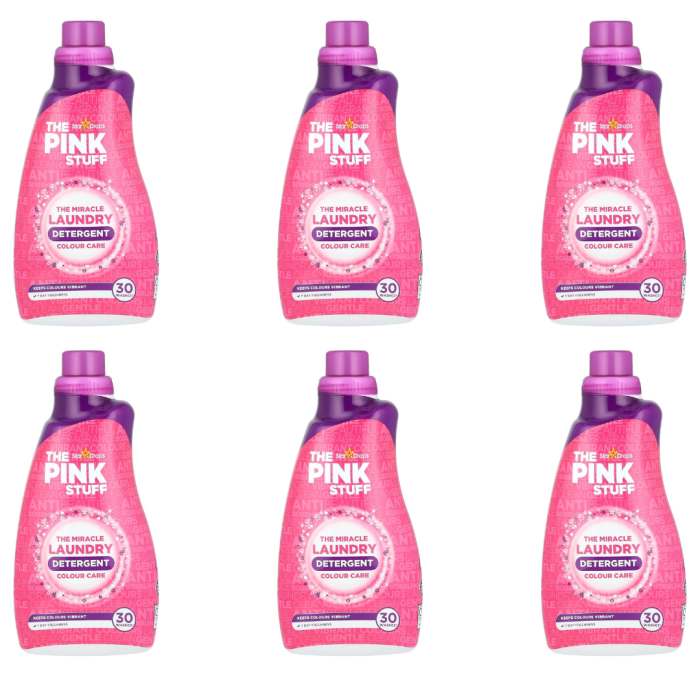 The Pink Stuff Colour Care Laundry Detergent 30 Washes - Pack of 6