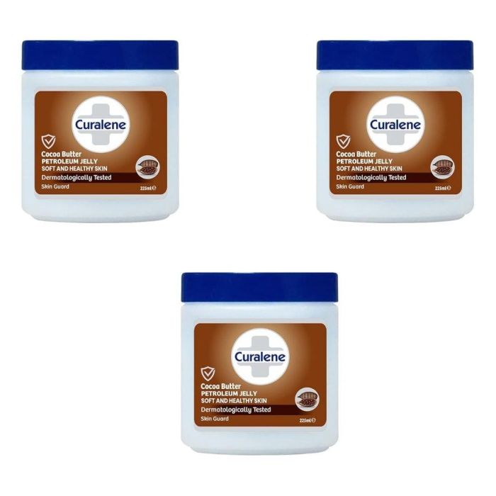 Curalene Cocoa Butter Petroleum Jelly 225 ML - Pack of 3