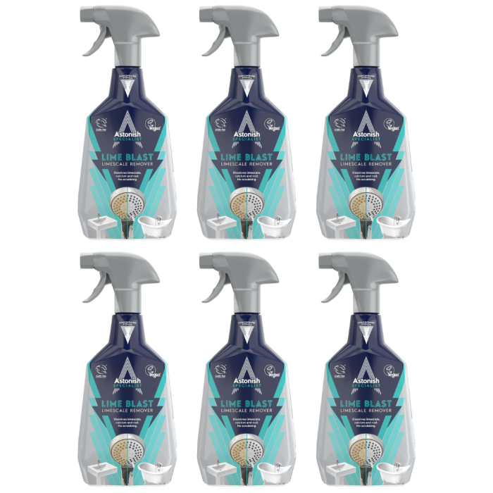 Astonish Specialist Limescale Remover Spray Lime Blast 750ml - Pack of 6