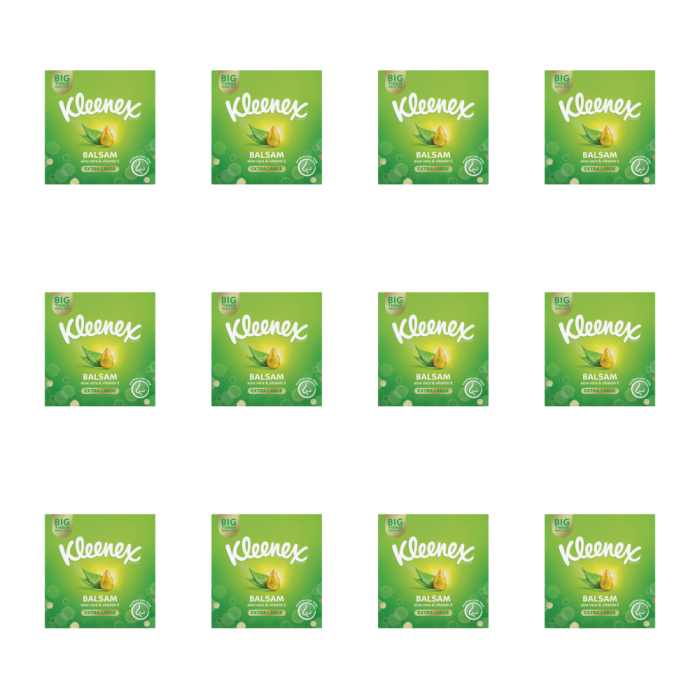 Kleenex Balsam XL Compact Tissues 40 Tissues - Pack of 12