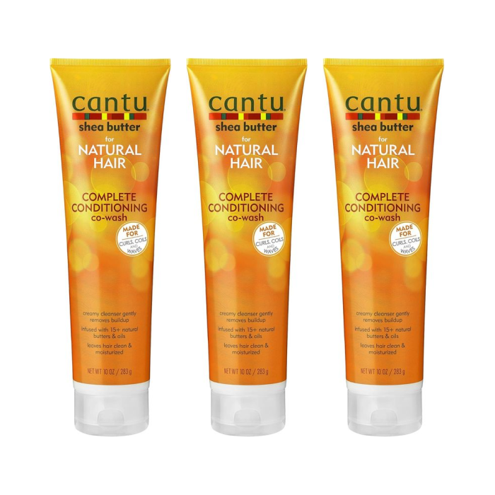 Cantu Shea Butter Natural Hair Conditioning Co-Wash 283ml - Pack of 3