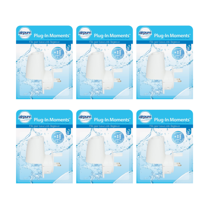 Airpure Plug in Moments Electric Plug Scented Oil Unit - Pack of 6