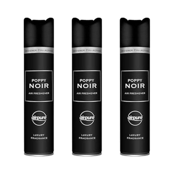 Airpure Air Freshener Poppy Noir 300 ML - Pack of 3