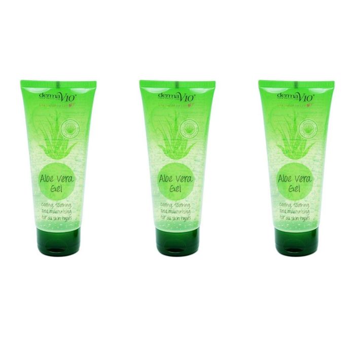DermaV10 Aloe Vera Gel 75 ML - Pack of 3