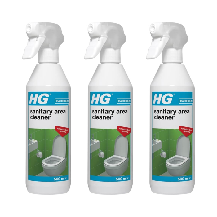 HG Sanitary Bathroom Cleaner Spray Fresh Fragrance 500ml - Pack of 3
