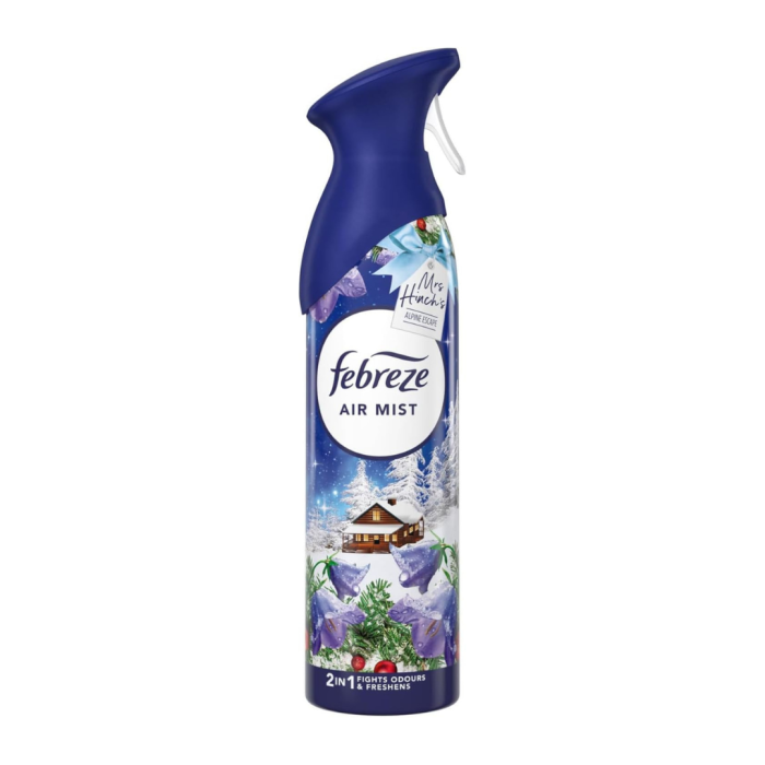 Febreze Mrs Hinch Alpine Escape air freshener spray 185ml OdourClear Technology
