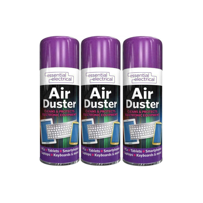 Essential Electrical Air Duster Spray 200ml - Pack of 3