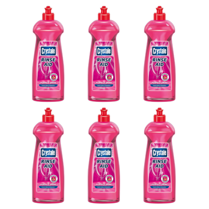 Crystale Rinse Aid Perfect Shine Dishwasher Grapefruit & Pomegranate 500ml