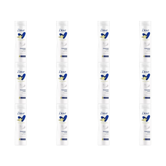 Dove Body Lotion Essential Care 250ml - Pack of 12